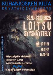 Syysnäytelyn 2025 juliste